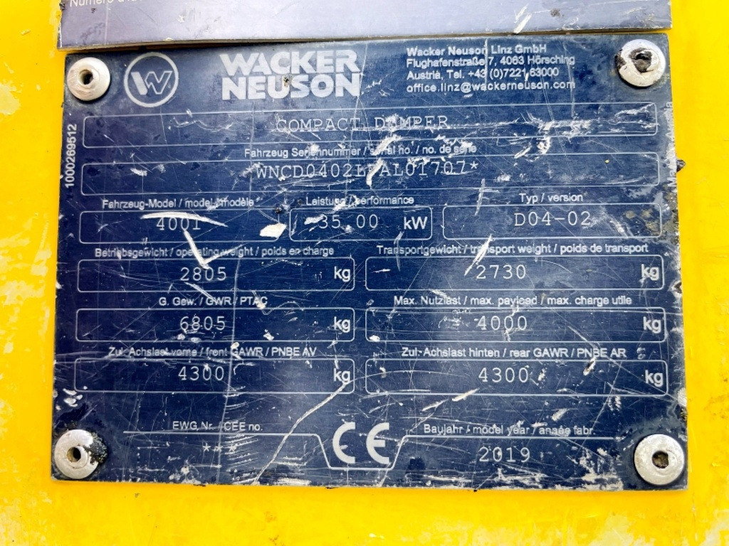 Neuson 4001 (4075) - Мини истоварувач: слика 3 Neuson 4001 (4075) - Мини истоварувач: слика 3