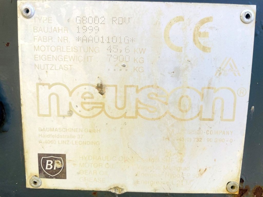 Neuson G8002 RDV (4015) - Мини багер: слика 3 Neuson G8002 RDV (4015) - Мини багер: слика 3