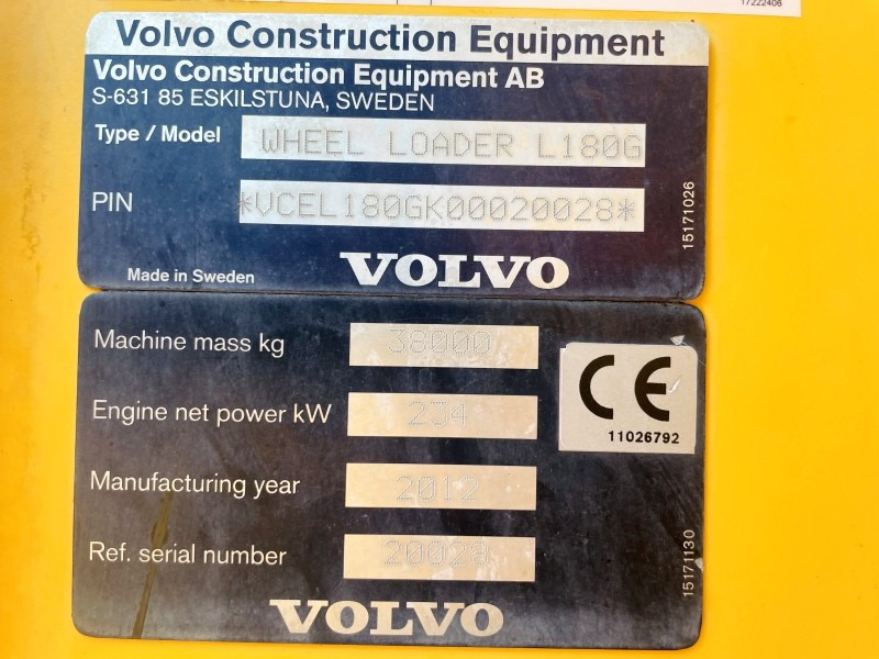 Volvo L180G HL (3636) - Натоварувач на тркала: слика 4 Volvo L180G HL (3636) - Натоварувач на тркала: слика 4