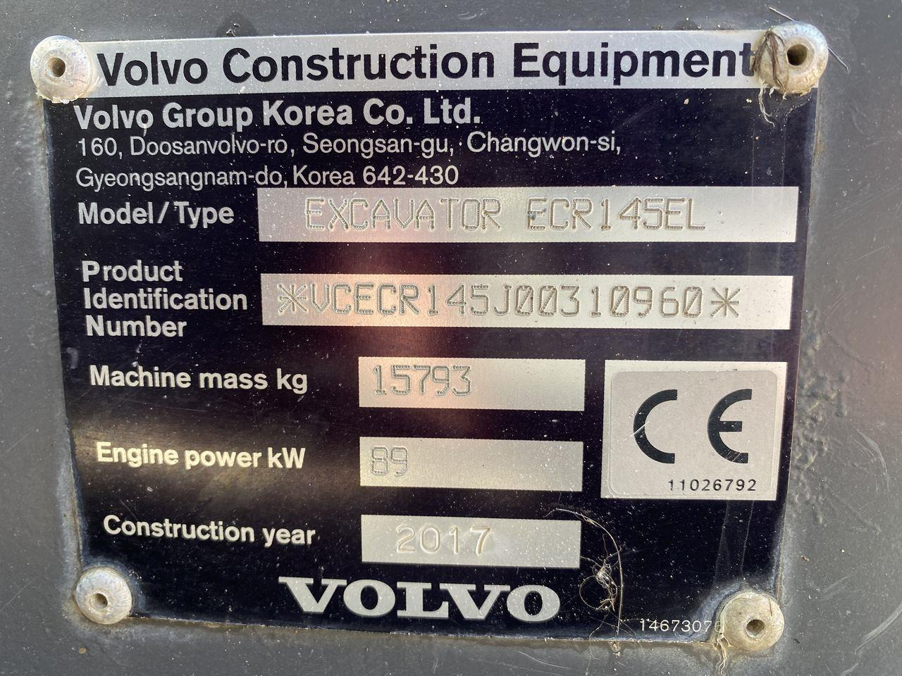 Багер гасеничар Volvo ECR145: слика 10