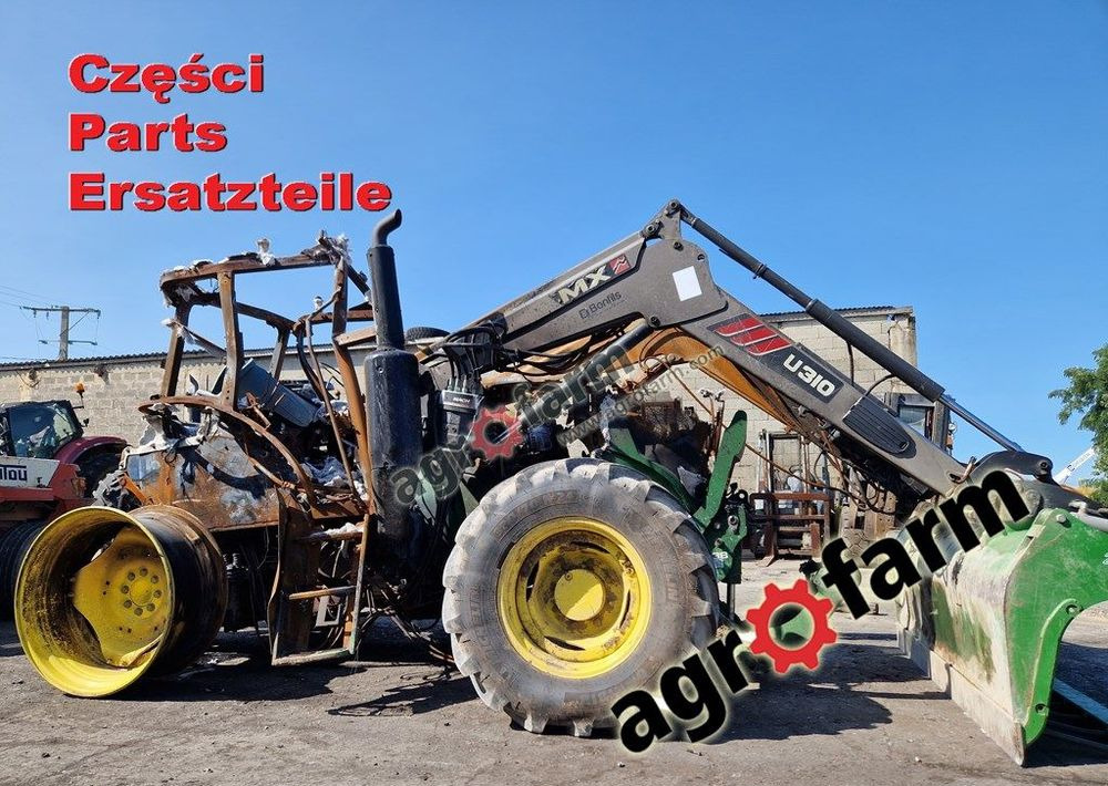 Резервни делови John Deere 6105MC części, skrzynia biegów, silnik: слика 1