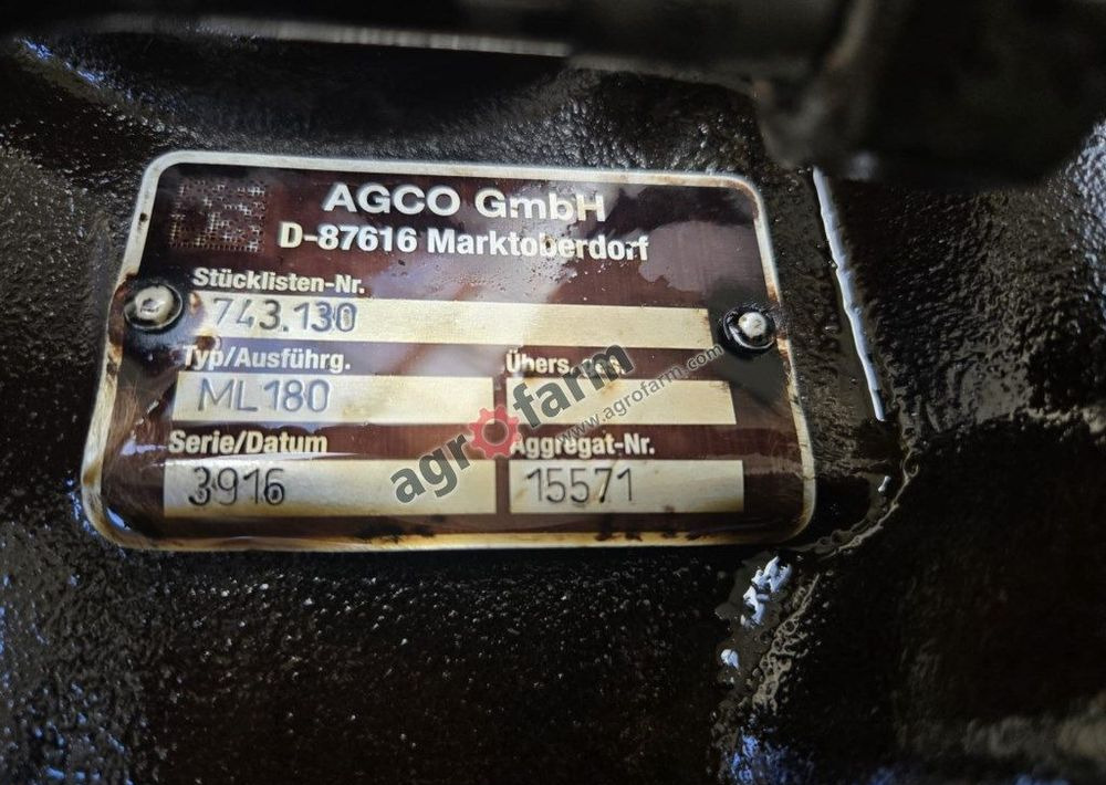 Skrzynia biegów Vario ML180, Massey Ferguson 6614 - Менувач: слика 3 Skrzynia biegów Vario ML180, Massey Ferguson 6614 - Менувач: слика 3