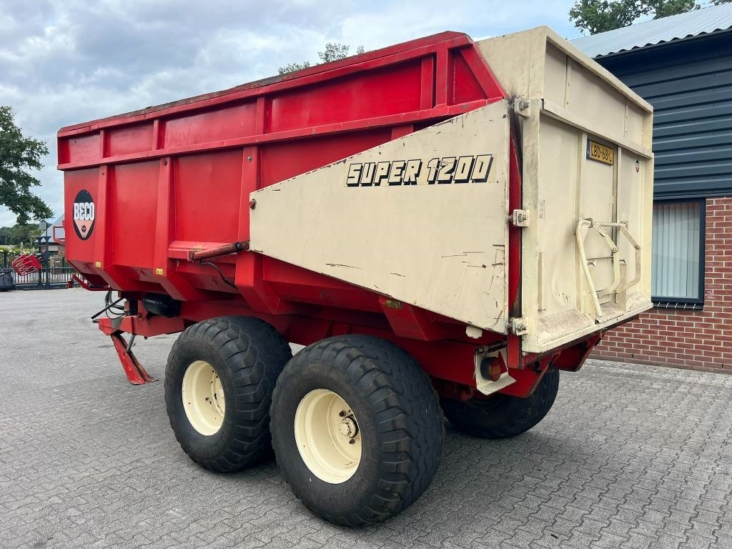 Beco Super 1200 - Земјоделска приколка за истурање/ Истурач: слика 3 Beco Super 1200 - Земјоделска приколка за истурање/ Истурач: слика 3