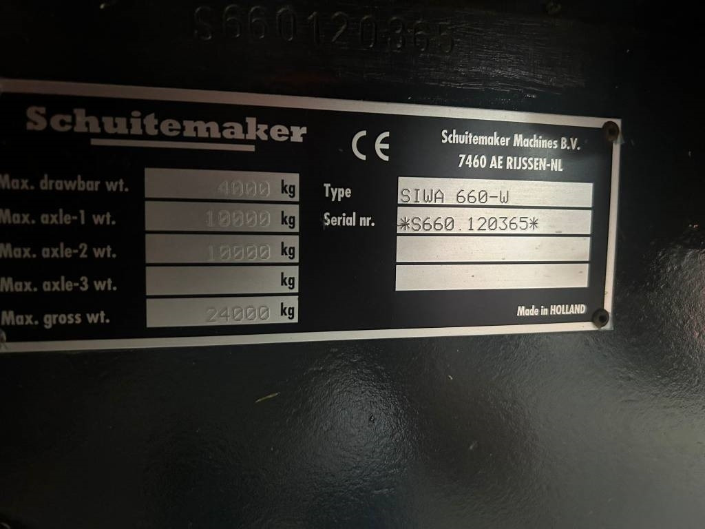 Schuitemaker SW 660 Silagewagen - Земјоделска приколка: слика 4 Schuitemaker SW 660 Silagewagen - Земјоделска приколка: слика 4