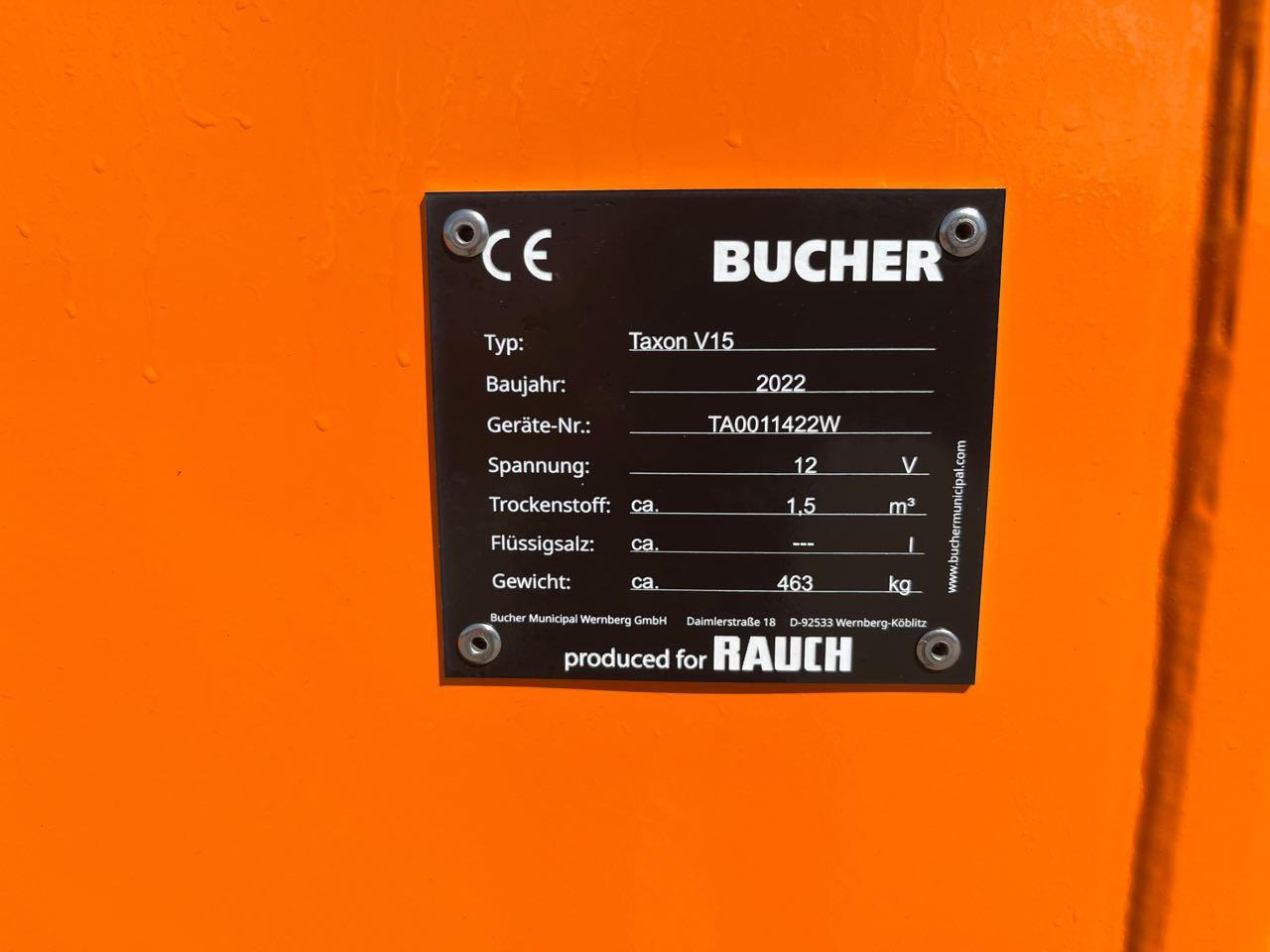Rauch Taxon 25.1 plus - Распрскувач на вештачко ѓубриво: слика 5 Rauch Taxon 25.1 plus - Распрскувач на вештачко ѓубриво: слика 5