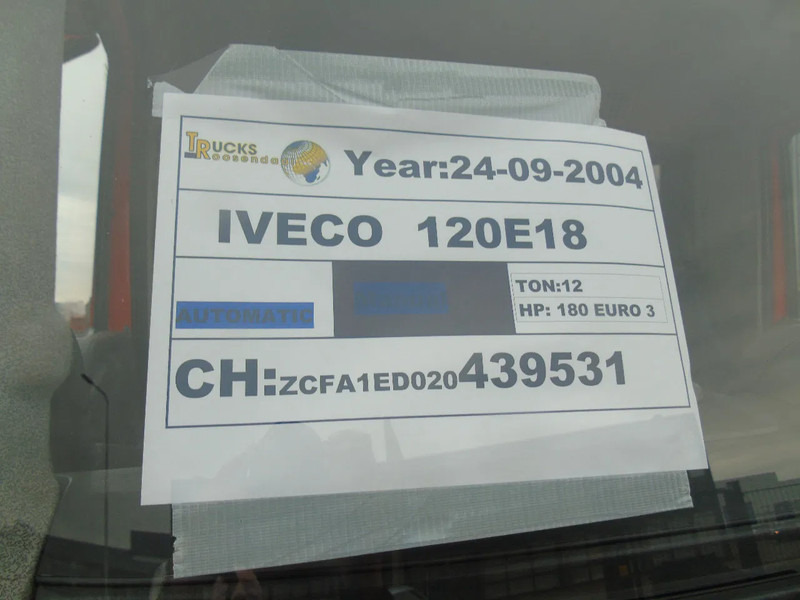 Камион со кабинска шасија Iveco Eurocargo 120E18 + MANUAL: слика 20 Камион со кабинска шасија Iveco Eurocargo 120E18 + MANUAL: слика 20
