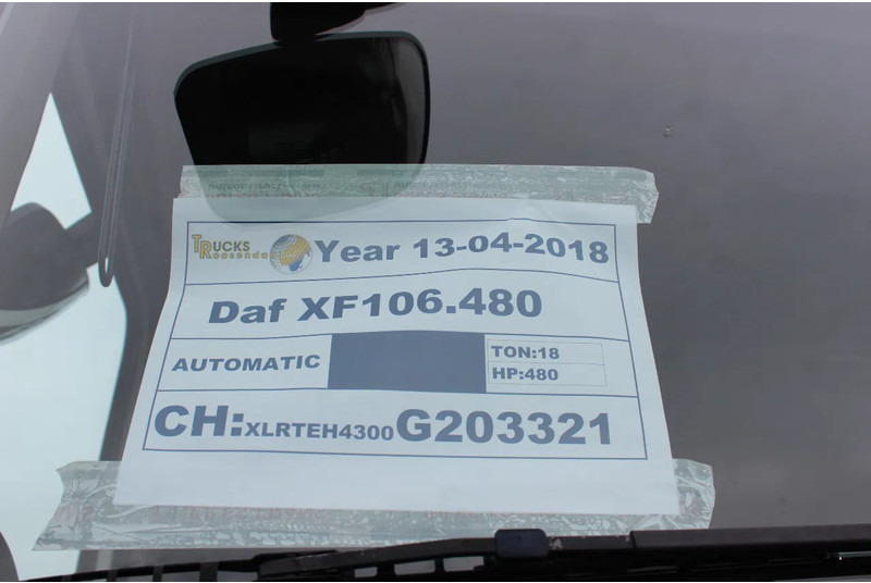 Камион влекач DAF XF 480 + retarder + EURO 6 + adr: слика 12