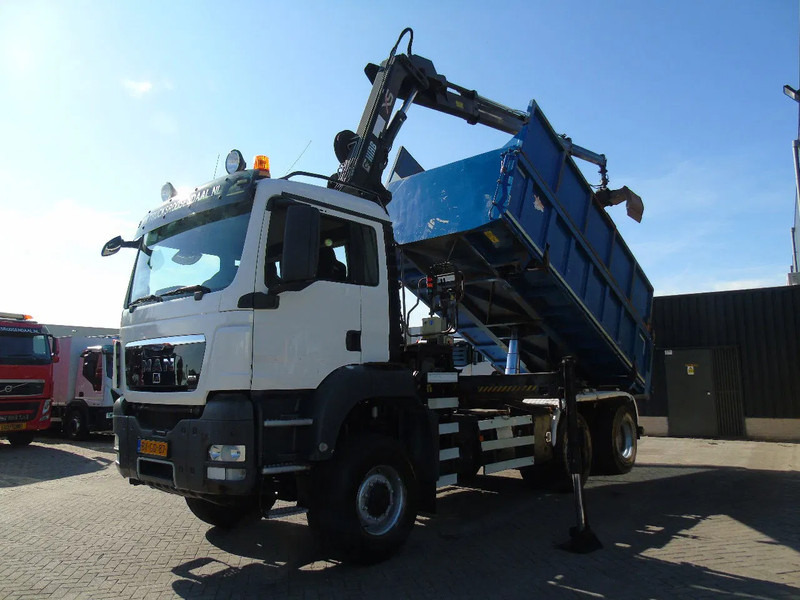 MAN TGX + 6x6 + HIAB 166 E3 HIPRO + 3SIDE TIPPER - Кипер, Камион со кран: слика 3 MAN TGX + 6x6 + HIAB 166 E3 HIPRO + 3SIDE TIPPER - Кипер, Камион со кран: слика 3