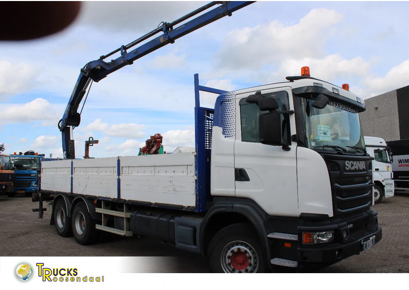 Scania G440 hiab 166-4 hipro + 6x4 + manual + remote - Камион со кран: слика 1 Scania G440 hiab 166-4 hipro + 6x4 + manual + remote - Камион со кран: слика 1
