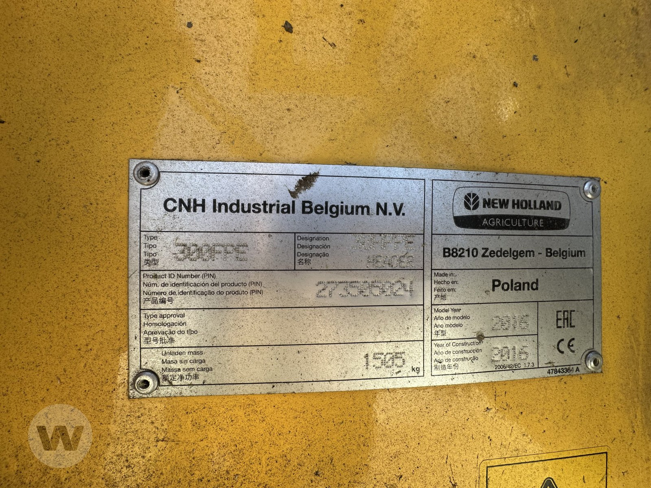 New Holland Pick-Up 300 FP - Додаток за Земјоделска машина: слика 4 New Holland Pick-Up 300 FP - Додаток за Земјоделска машина: слика 4