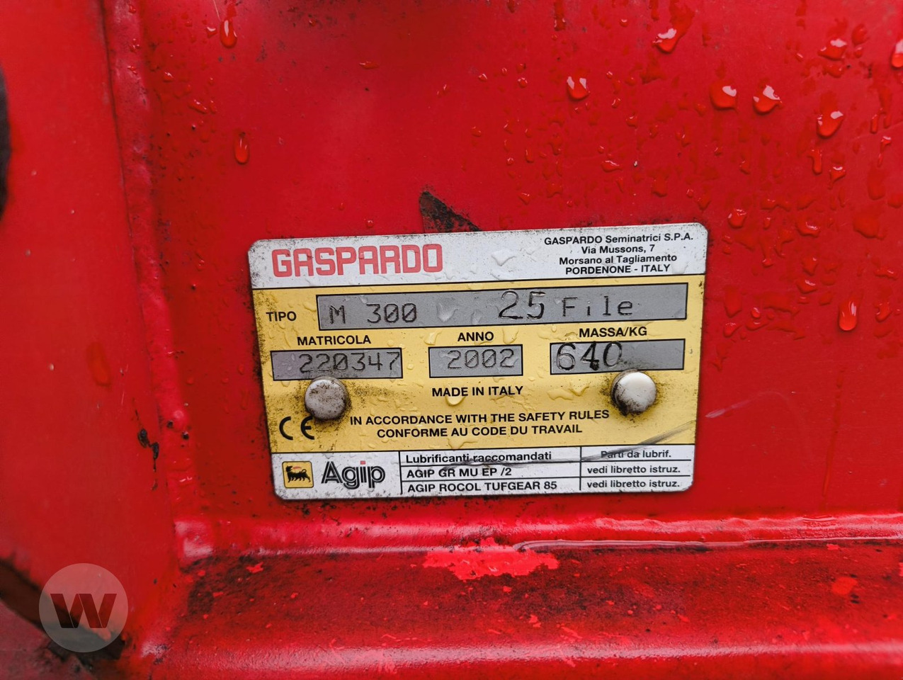 Gaspardo M 300 - Семенска дупчалка: слика 5 Gaspardo M 300 - Семенска дупчалка: слика 5