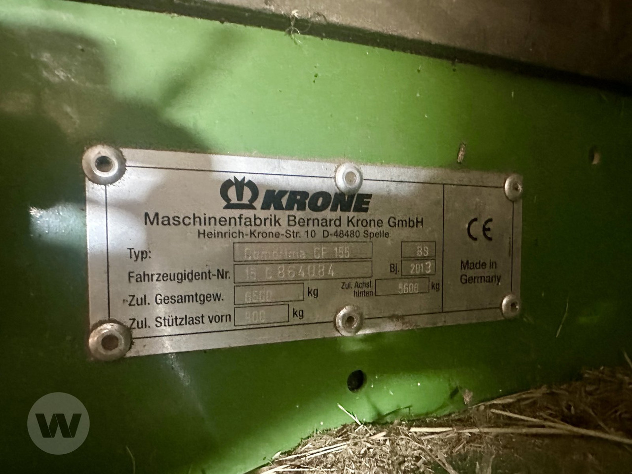 Krone Comprima CF 155 XC - Балирка за тркалезни бали: слика 2 Krone Comprima CF 155 XC - Балирка за тркалезни бали: слика 2