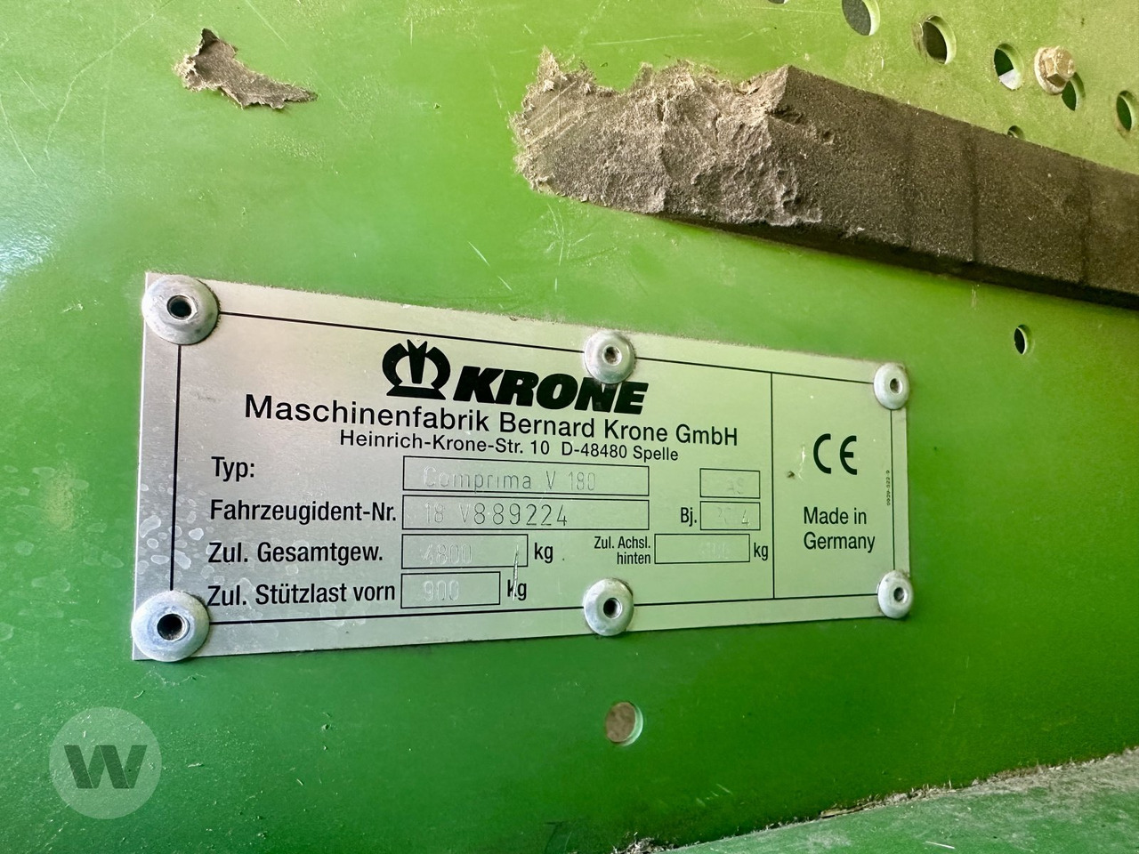 Krone Comprima V 180 XC - Балирка за тркалезни бали: слика 4 Krone Comprima V 180 XC - Балирка за тркалезни бали: слика 4
