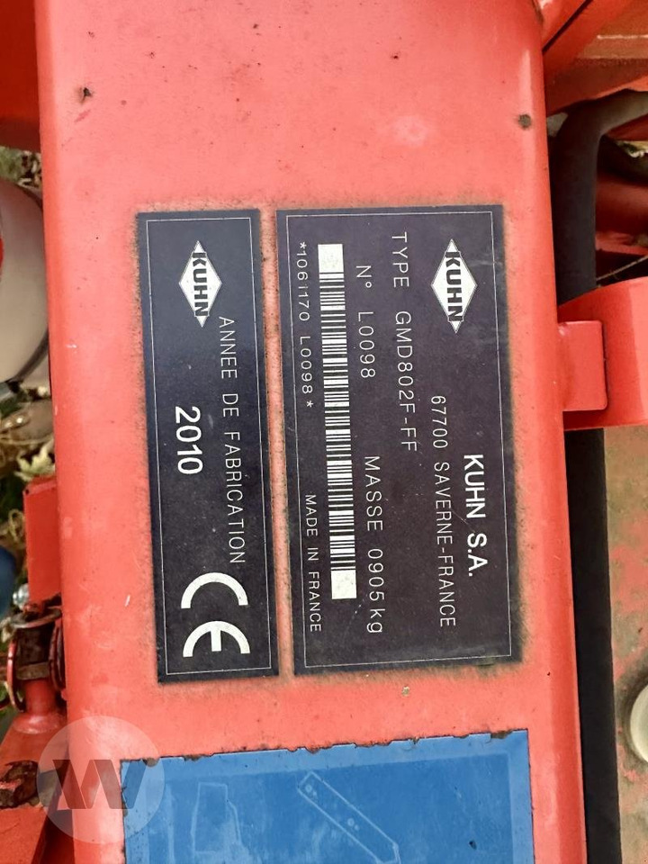 Kuhn GMD 802 F - Косилка: слика 5 Kuhn GMD 802 F - Косилка: слика 5
