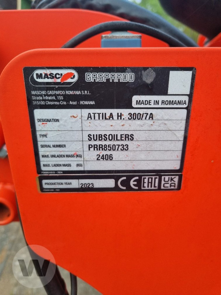 Maschio Attila 300 - Подривач: слика 2 Maschio Attila 300 - Подривач: слика 2