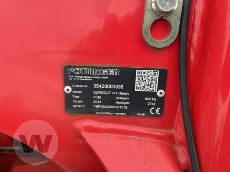 Pöttinger Eurocat 271 Classic - Косилка: слика 5 Pöttinger Eurocat 271 Classic - Косилка: слика 5