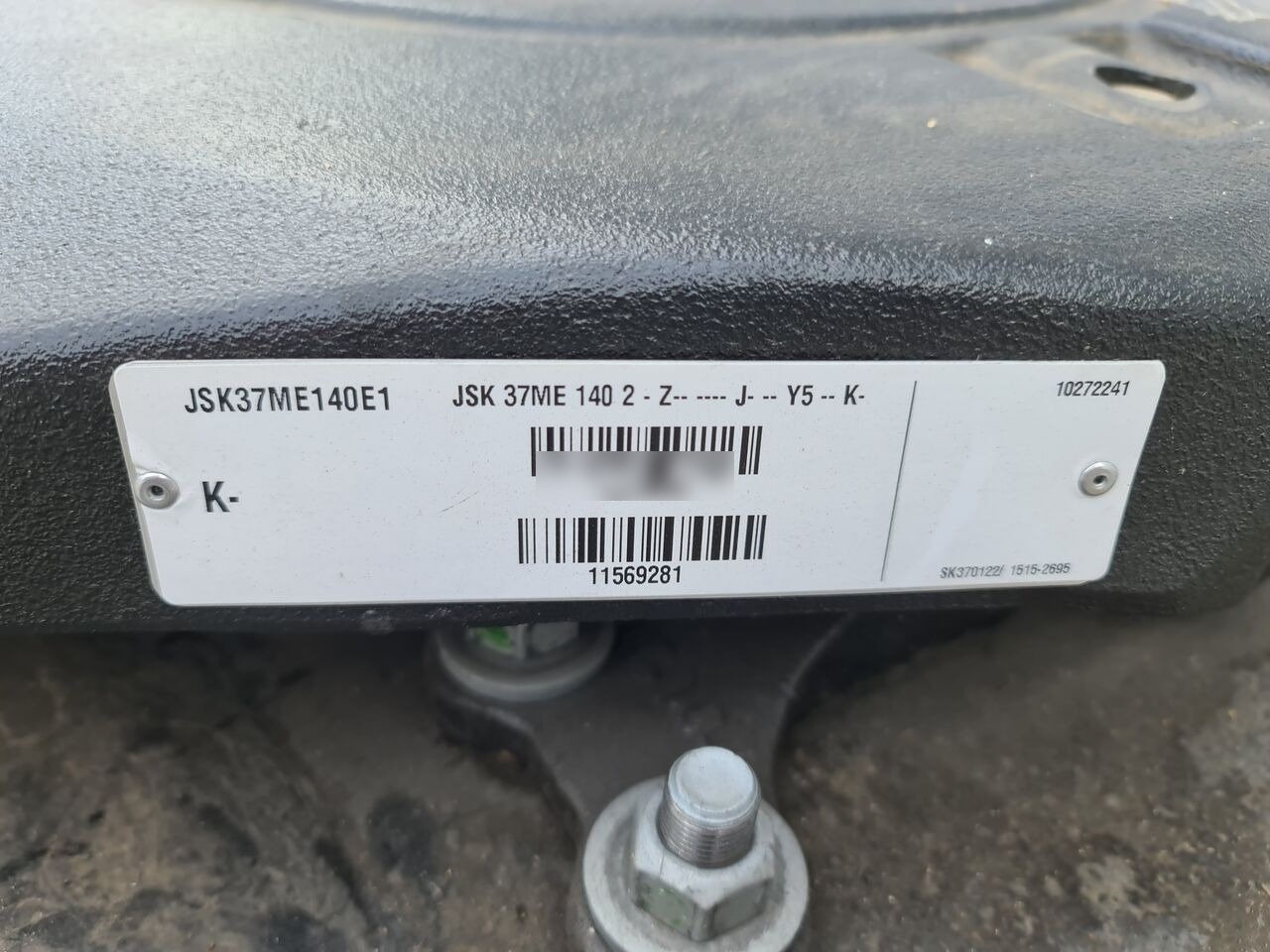DAF MAN SCANIA VOLVO RENAULT IVECO FIFTH WHEEL / Jost JSK37ME140E1 JSK 37ME 140 MP 0815- 74 / WORLDWIDE DELIVERY - Спојка на петто тркало за Камион: слика 5 DAF MAN SCANIA VOLVO RENAULT IVECO FIFTH WHEEL / Jost JSK37ME140E1 JSK 37ME 140 MP 0815- 74 / WORLDWIDE DELIVERY - Спојка на петто тркало за Камион: слика 5