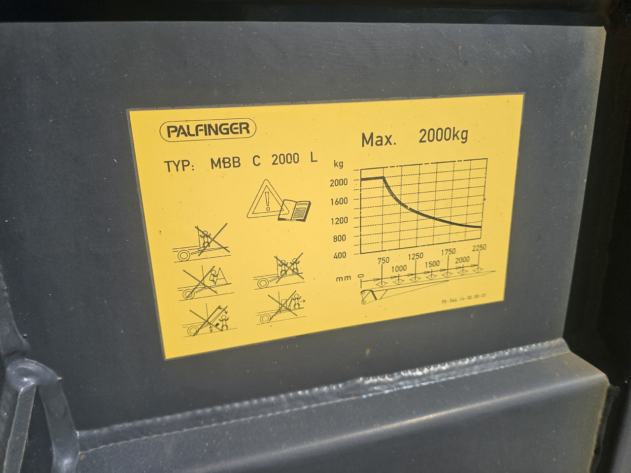 PALFINGER MBB C 2000 L / 2020 / 2000KG - Заден лифт за утовар: слика 3 PALFINGER MBB C 2000 L / 2020 / 2000KG - Заден лифт за утовар: слика 3