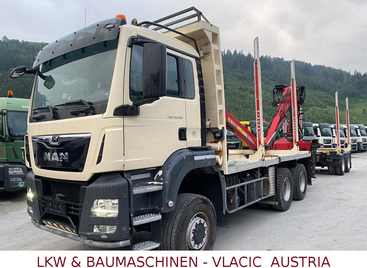 MAN 33.500 6x6 MIT KRAN PENZ - Камион за дрва, Камион со кран: слика 1 MAN 33.500 6x6 MIT KRAN PENZ - Камион за дрва, Камион со кран: слика 1