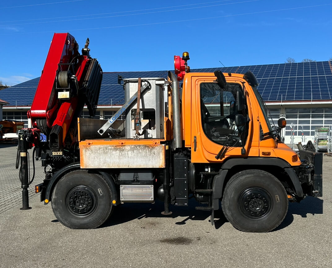 Unimog 400 - U400 405 25177 mit Wechselkran Merced - Комунално/ Специјално возило: слика 3 Unimog 400 - U400 405 25177 mit Wechselkran Merced - Комунално/ Специјално возило: слика 3