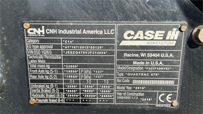 Case IH Quadtrac 470 CVX, med brede bånd og evt med komple - Трактор: слика 2 Case IH Quadtrac 470 CVX, med brede bånd og evt med komple - Трактор: слика 2