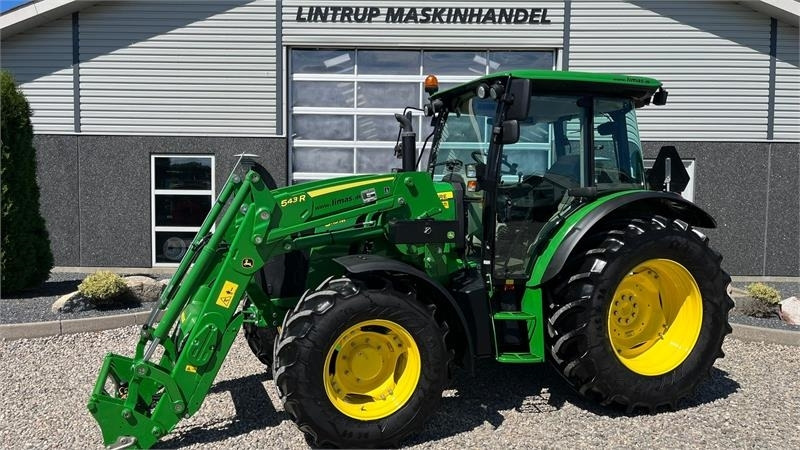 John Deere 5115M Med frontlæsser, som ny - Трактор: слика 1 John Deere 5115M Med frontlæsser, som ny - Трактор: слика 1
