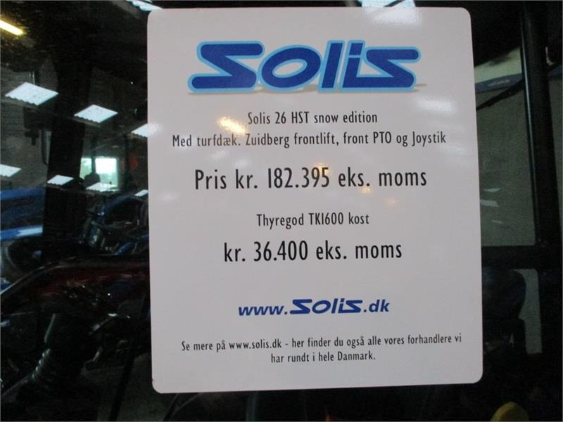 Solis 26 HST Snow Edition med frontlift, front PTO, Thyr - Трактор: слика 5 Solis 26 HST Snow Edition med frontlift, front PTO, Thyr - Трактор: слика 5