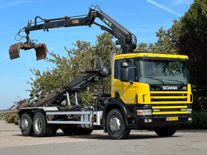 Scania R114-340 6x2 !!KRAAN/CONTAINER/KABEL!!MANUELL!! - Камион со кабелски систем, Камион со кран: слика 1 Scania R114-340 6x2 !!KRAAN/CONTAINER/KABEL!!MANUELL!! - Камион со кабелски систем, Камион со кран: слика 1
