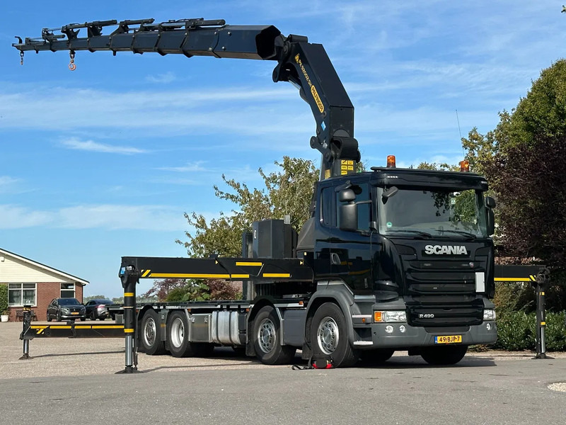 Scania R490 PALFINGER 92TM!! 2017!!ONLY 66TKM!!!NEW!! - Камион со кран: слика 1 Scania R490 PALFINGER 92TM!! 2017!!ONLY 66TKM!!!NEW!! - Камион со кран: слика 1