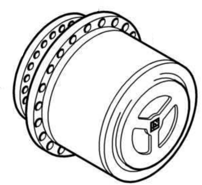 Bomag 05901806R - R916218480 - Конечен редуктор за Градежна машина: слика 1 Bomag 05901806R - R916218480 - Конечен редуктор за Градежна машина: слика 1