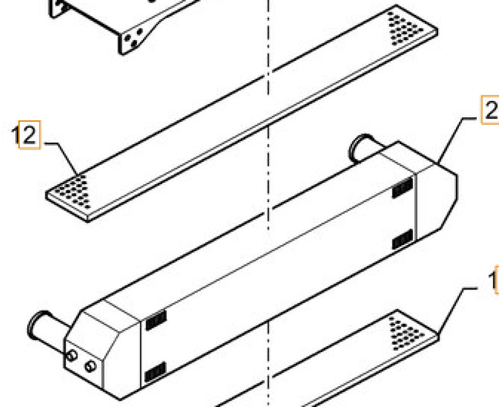 Case 11LQ-35052 - 11LQ35052 - Интеркулер за Градежна машина: слика 1 Case 11LQ-35052 - 11LQ35052 - Интеркулер за Градежна машина: слика 1