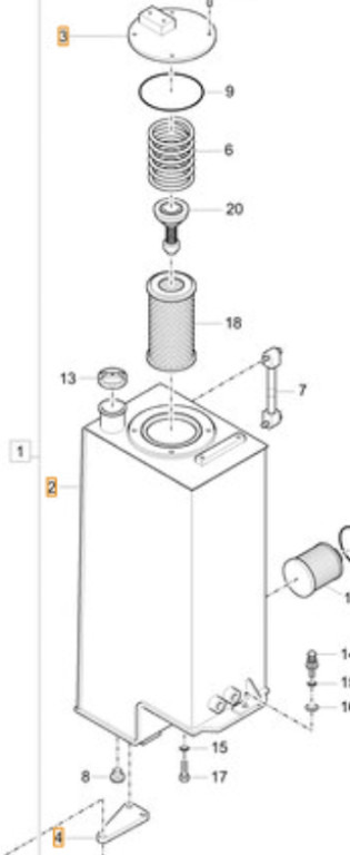 Case 35MK-01511CG - Хидрауличен резервоар за Градежна машина: слика 1 Case 35MK-01511CG - Хидрауличен резервоар за Градежна машина: слика 1