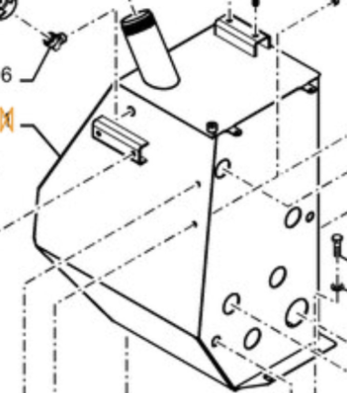 Case 48008259 - Хидрауличен резервоар за Градежна машина: слика 1 Case 48008259 - Хидрауличен резервоар за Градежна машина: слика 1