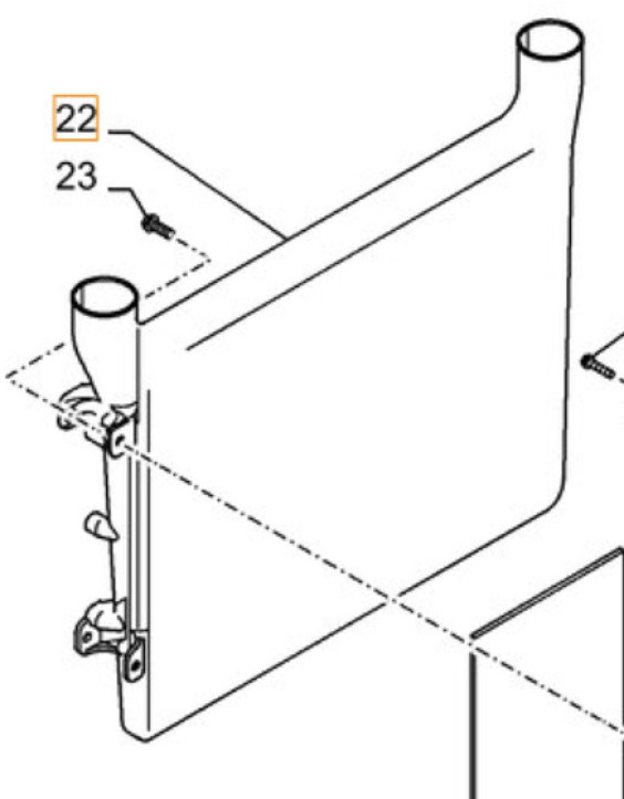 Case LN004240 - Радијатор за Градежна машина: слика 1 Case LN004240 - Радијатор за Градежна машина: слика 1