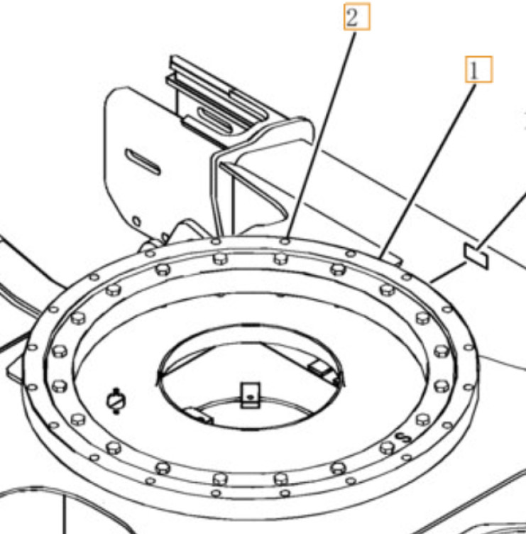 Case PH40F00004F1 - 72284216 - Движечки прстен за Градежна машина: слика 1 Case PH40F00004F1 - 72284216 - Движечки прстен за Градежна машина: слика 1