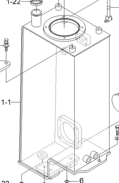 New Holland 31MH-01015YL - Хидрауличен резервоар за Градежна машина: слика 1 New Holland 31MH-01015YL - Хидрауличен резервоар за Градежна машина: слика 1