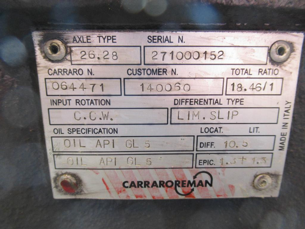 New Holland 85821298 - 064471 - Предна оска за Градежна машина: слика 2 New Holland 85821298 - 064471 - Предна оска за Градежна машина: слика 2