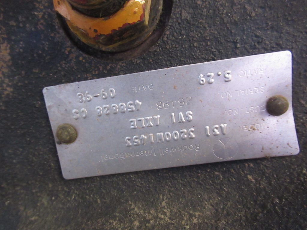 Rockwell SVI AXLE - A31 3200W1453 - Предна оска за Градежна машина: слика 2 Rockwell SVI AXLE - A31 3200W1453 - Предна оска за Градежна машина: слика 2