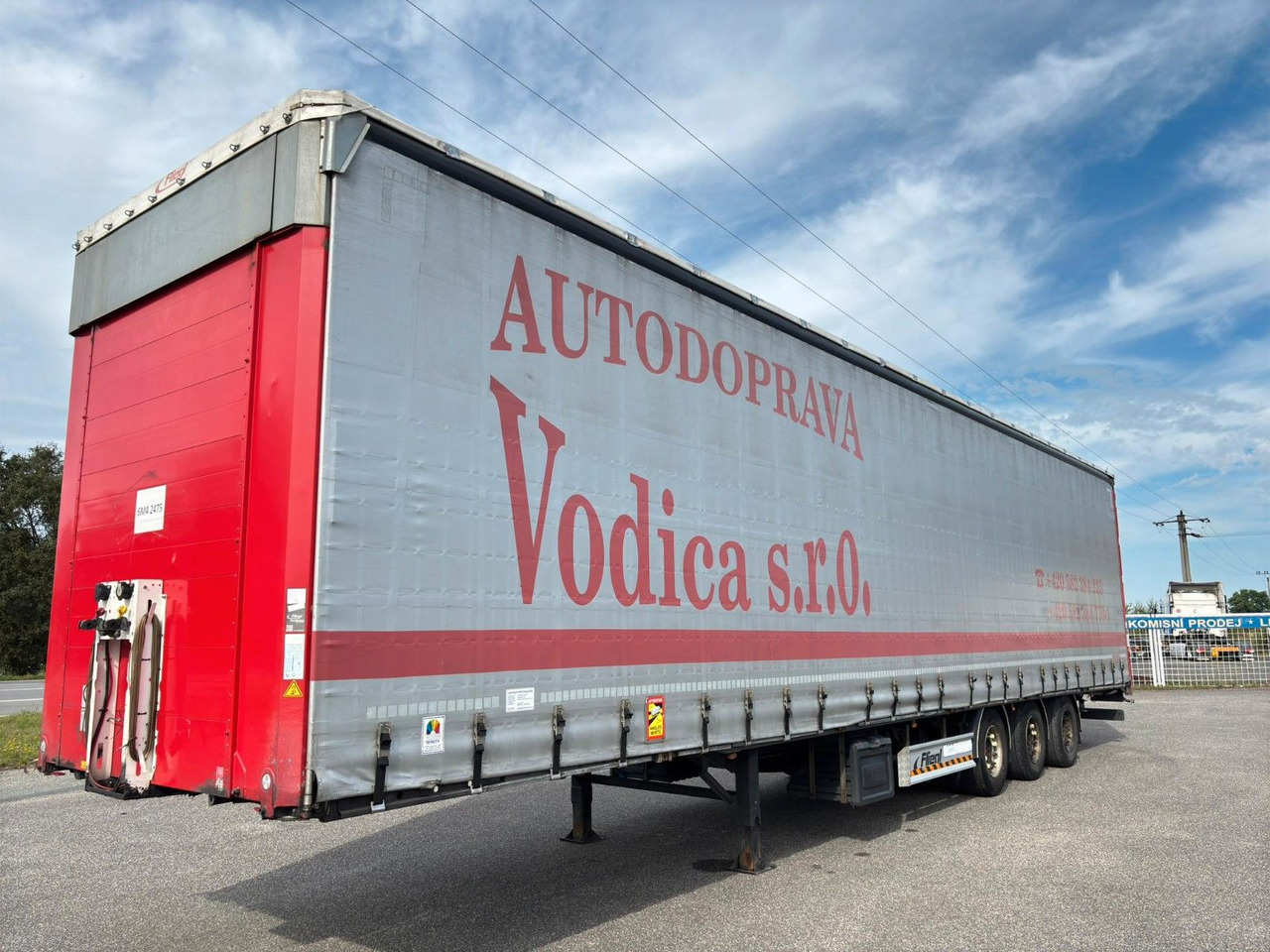 Fliegl SDS 380 01 - Полуприколка со церада: слика 1 Fliegl SDS 380 01 - Полуприколка со церада: слика 1