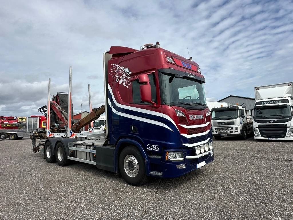 Scania R650B 6X4 NB - Камион за дрва: слика 1 Scania R650B 6X4 NB - Камион за дрва: слика 1