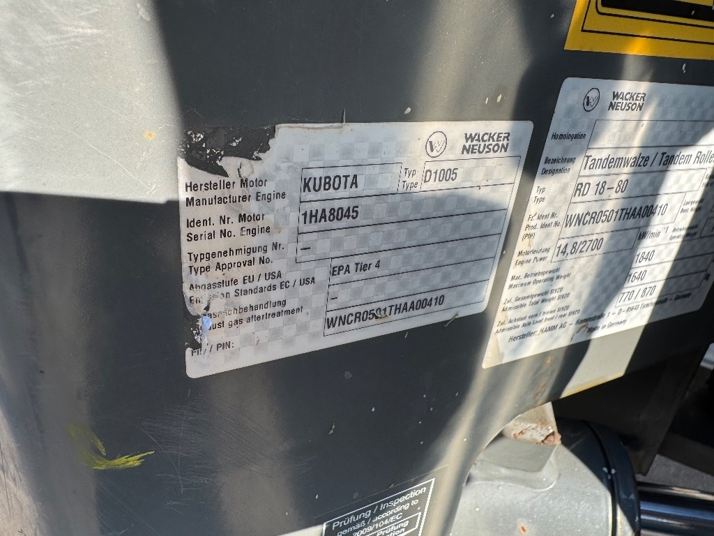 Ваљак за пат Wacker Neuson RD 18-80: слика 13