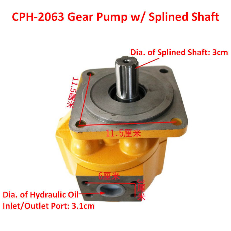 Qingdao Promising Hydraulic Gear Pumps for China Loader - Хидраулична пумпа за Натоварувач на тркала: слика 5 Qingdao Promising Hydraulic Gear Pumps for China Loader - Хидраулична пумпа за Натоварувач на тркала: слика 5