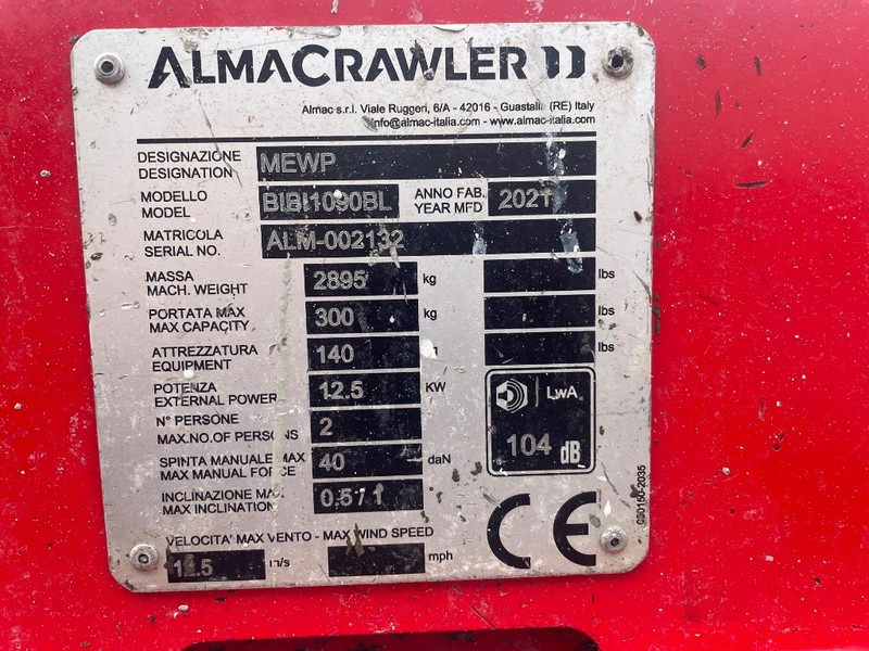 Almacrawler BIBI 1090BL EVO - Кревач ножица: слика 3 Almacrawler BIBI 1090BL EVO - Кревач ножица: слика 3