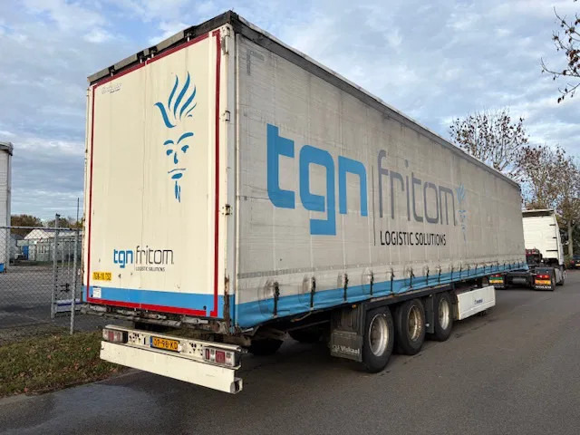 Krone SD 3 axle drum brake schuifzeil schuifdak - Полуприколка со церада: слика 4 Krone SD 3 axle drum brake schuifzeil schuifdak - Полуприколка со церада: слика 4