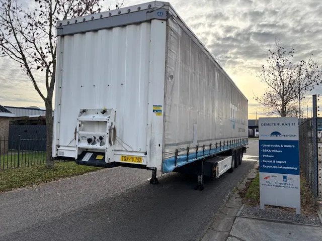 Krone SD 3 axle drum brake schuifzeil schuifdak - Полуприколка со церада: слика 1 Krone SD 3 axle drum brake schuifzeil schuifdak - Полуприколка со церада: слика 1