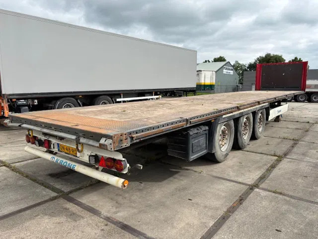Krone SD Flatbed met rongen 41 ton standard chassis - Полуприколка платформа: слика 4 Krone SD Flatbed met rongen 41 ton standard chassis - Полуприколка платформа: слика 4
