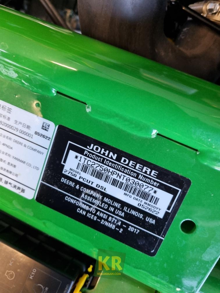 2750 precisioncut Greenmaaier John Deere - Градинарска косилка: слика 3 2750 precisioncut Greenmaaier John Deere - Градинарска косилка: слика 3