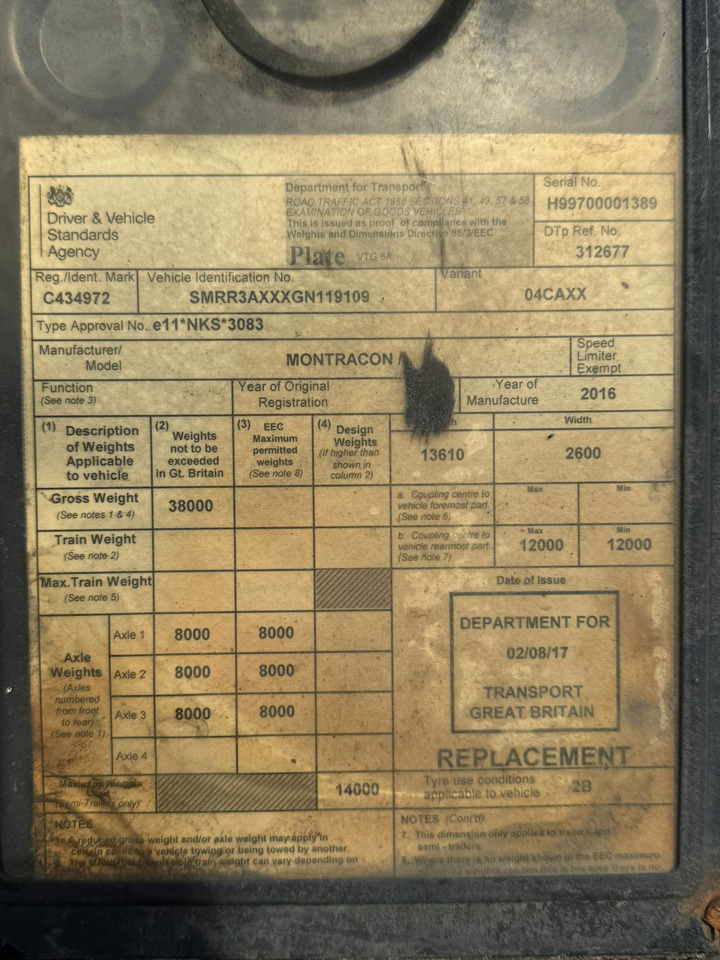 Montracon 2016 SLXe 200 – CML449 - Полуприколка ладилник: слика 3 Montracon 2016 SLXe 200 – CML449 - Полуприколка ладилник: слика 3