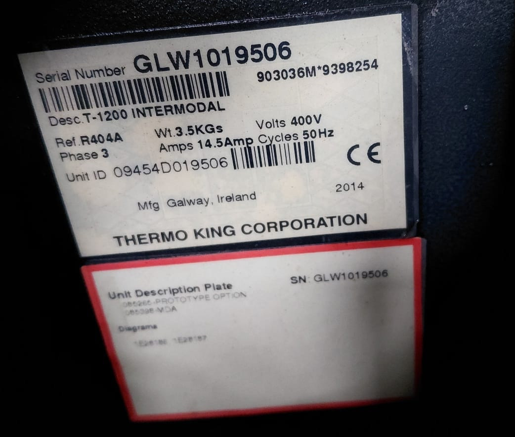 Thermo King T-1200R – GLW1019506 - Фрижидерска единица: слика 2 Thermo King T-1200R – GLW1019506 - Фрижидерска единица: слика 2