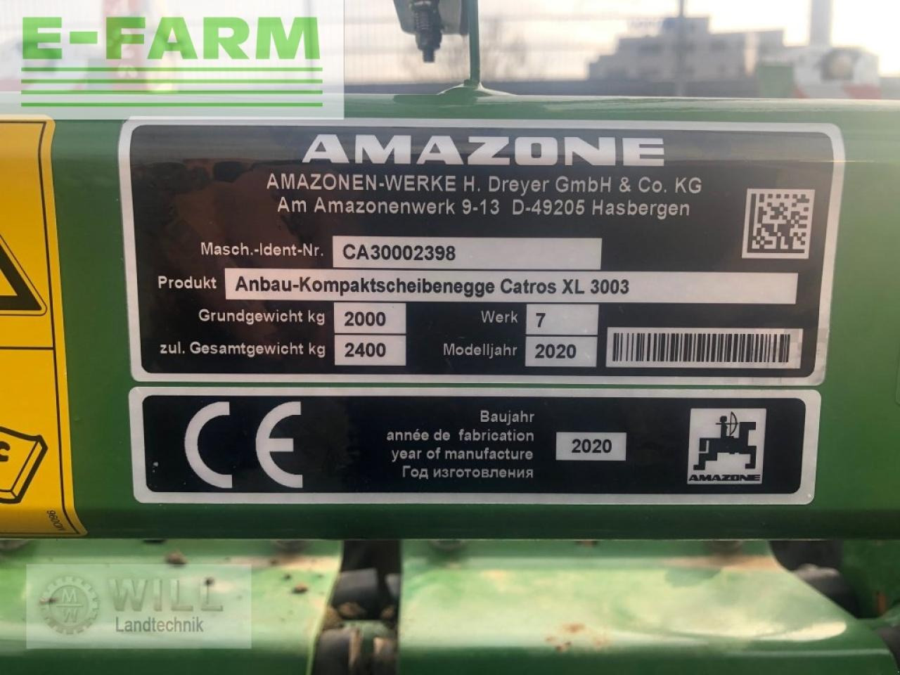 Amazone catros 3003 xl - Ситнач со дискови: слика 4 Amazone catros 3003 xl - Ситнач со дискови: слика 4